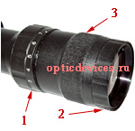 Устройство оптического прицела Пилад PV 2-10x52D