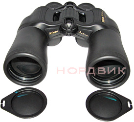 Бинокль оптический Nikon Aculon A211 10x50 CF. Вид спереди.