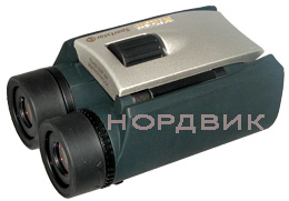 Бинокль Nikon Sportstar EX 10x25 Silver в сложенном положении.