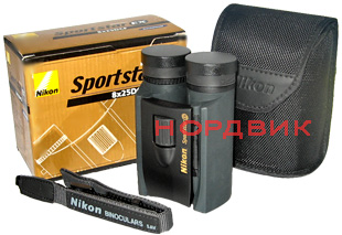 Оптический бинокль Sportstar EX 8x25 Black. Комплект продажи.