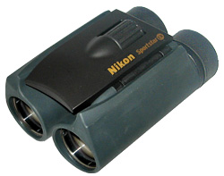 Оптический бинокль Nikon Sportstar EX 8x25 Black в сложенном виде