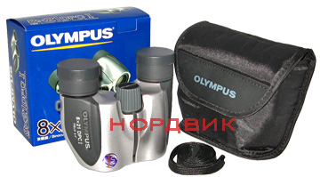 Комплектация бинокля Olympus 8x21 DPC I Silver