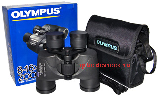 Комплектация бинокля Olympus 8-16x40 DPS I