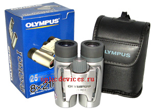 Комплектность бинокля Olympus 8x21 RC I Silver