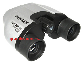 Оптический бинокль Pentax 8x21 Jupiter III Silver