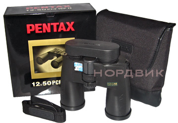 Бинокль Pentax 12x50 PCF WPII. Комплектация бинокля.