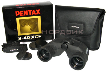 Комплектация бинокля Pentax 8x40 XCF
