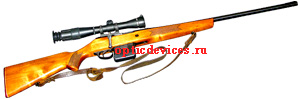Ружье МЦ 20-01 с установленным кронштейном и оптическим прицелом