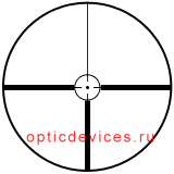 Сетка со светящейся точкой оптического прицела Пилад 4х32L