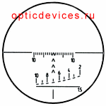 Оптический прицел НПЗ ПО 3-9х24-1. Сетка №3
