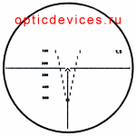 Оптический прицел НПЗ ПО 6х36-1. Сетка №4